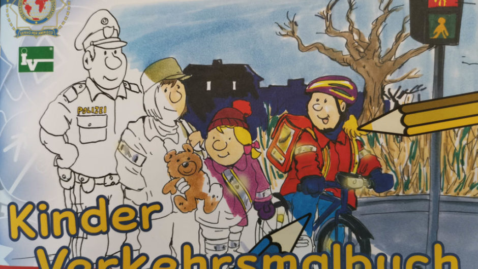 Kinder Verkehrsmalbuch